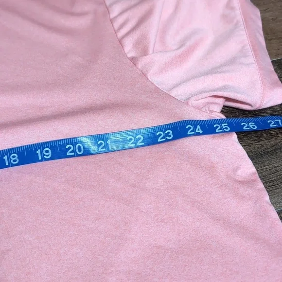 William Murray Golf Polo Size XXL In Pink Performance Stretch Plaid Sleeve - Picture 9 of 10